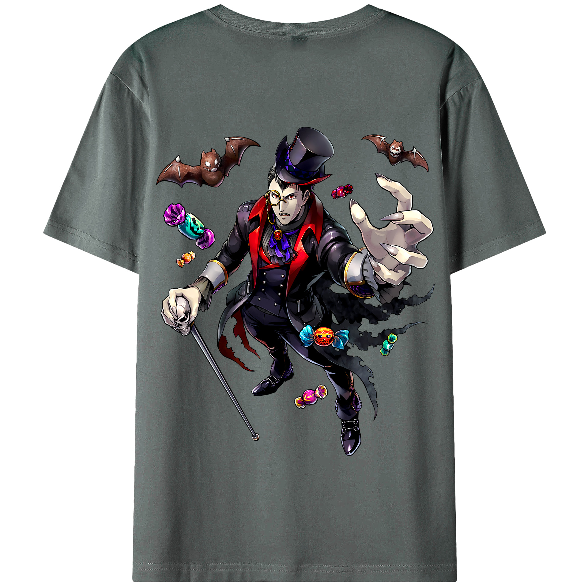 （画像用） 進撃の巨人 Attack on Titan 綿100％半袖Tシャツ（背面プリント）